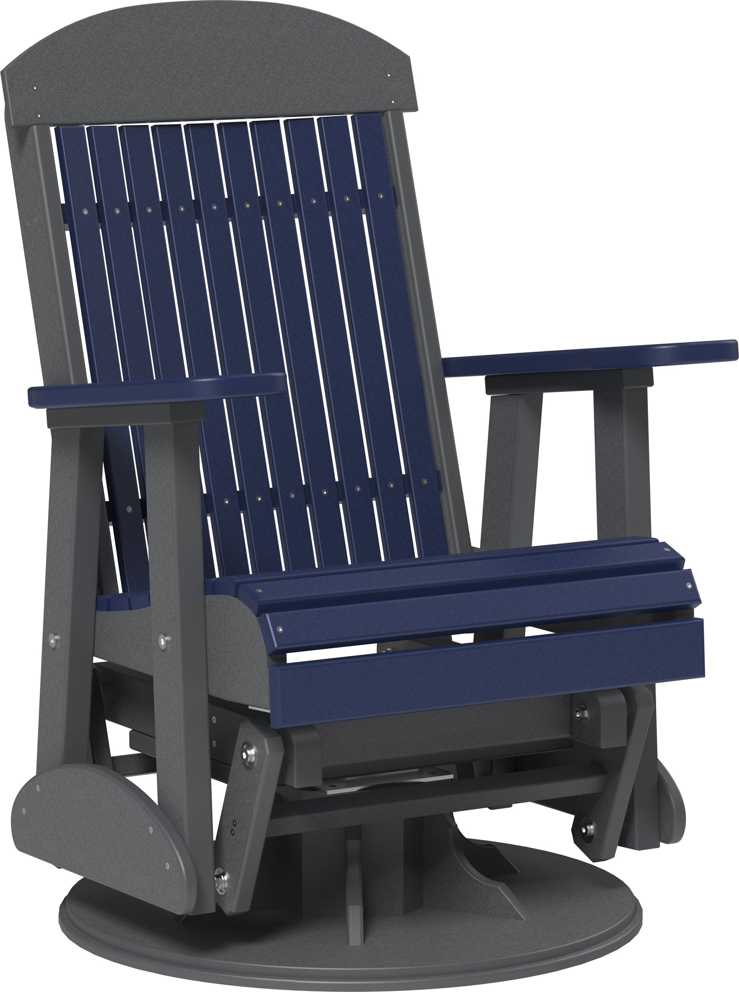 2' Swivel Classic Glider Patriot Blue & Slate