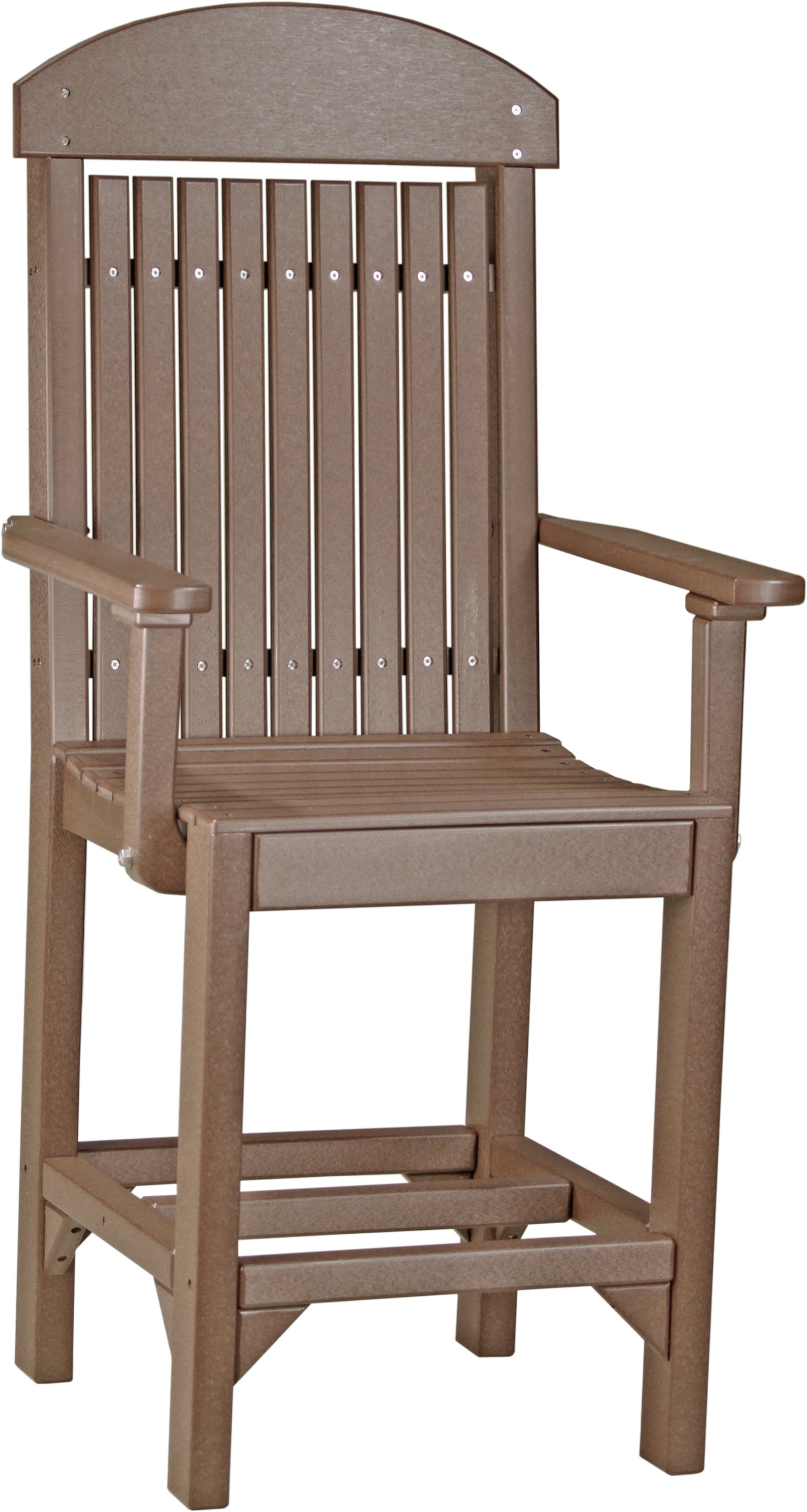 Classic Arm Chair Chestnut Brown / Counter Height