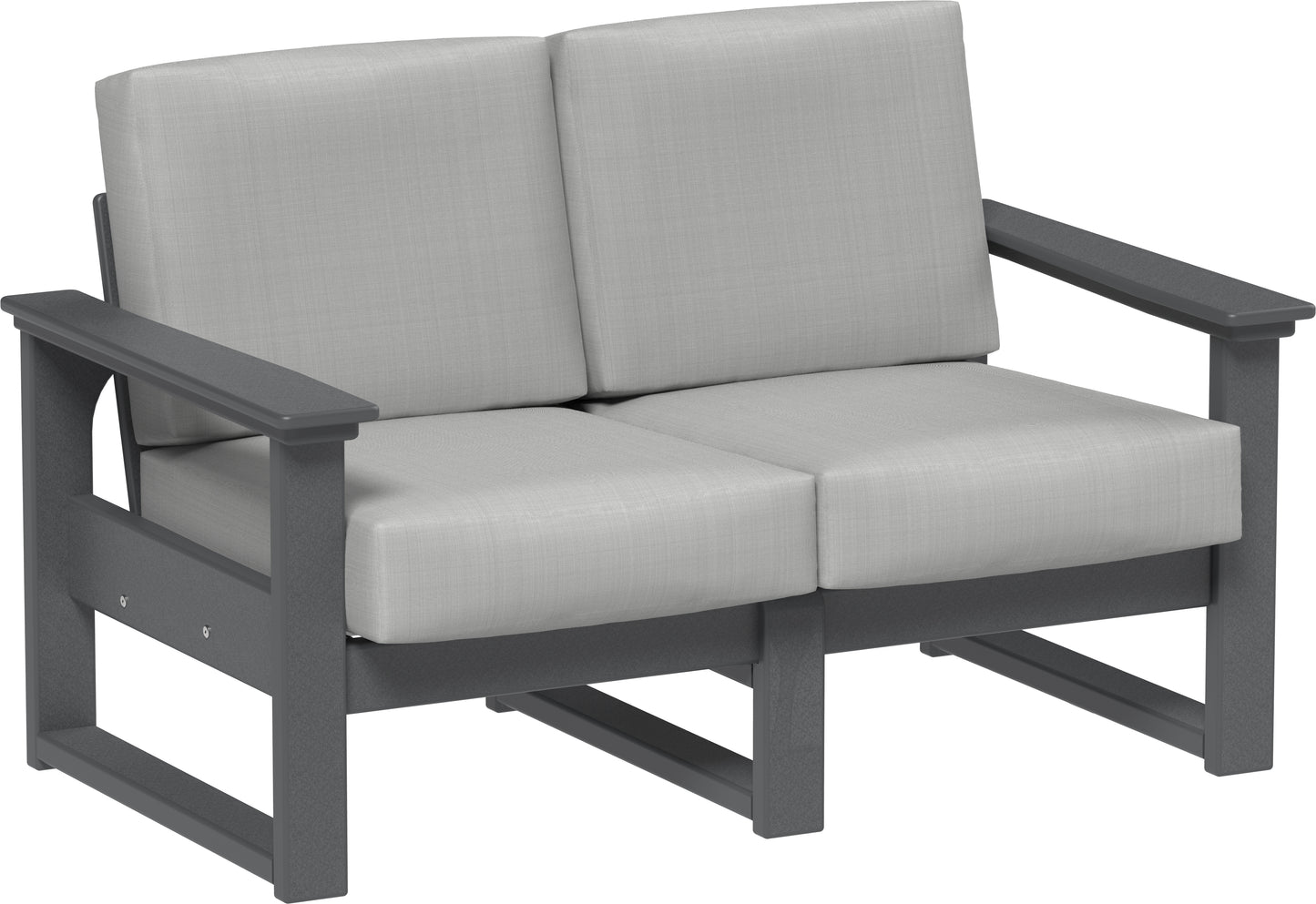 Lanai Deep Seating Loveseat Slate / Spectrum Dove