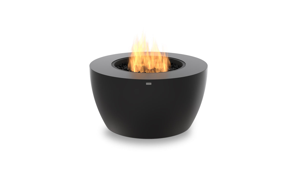 EcoSmart Fire Pod 40 Fire Pit in Graphite, gas burner