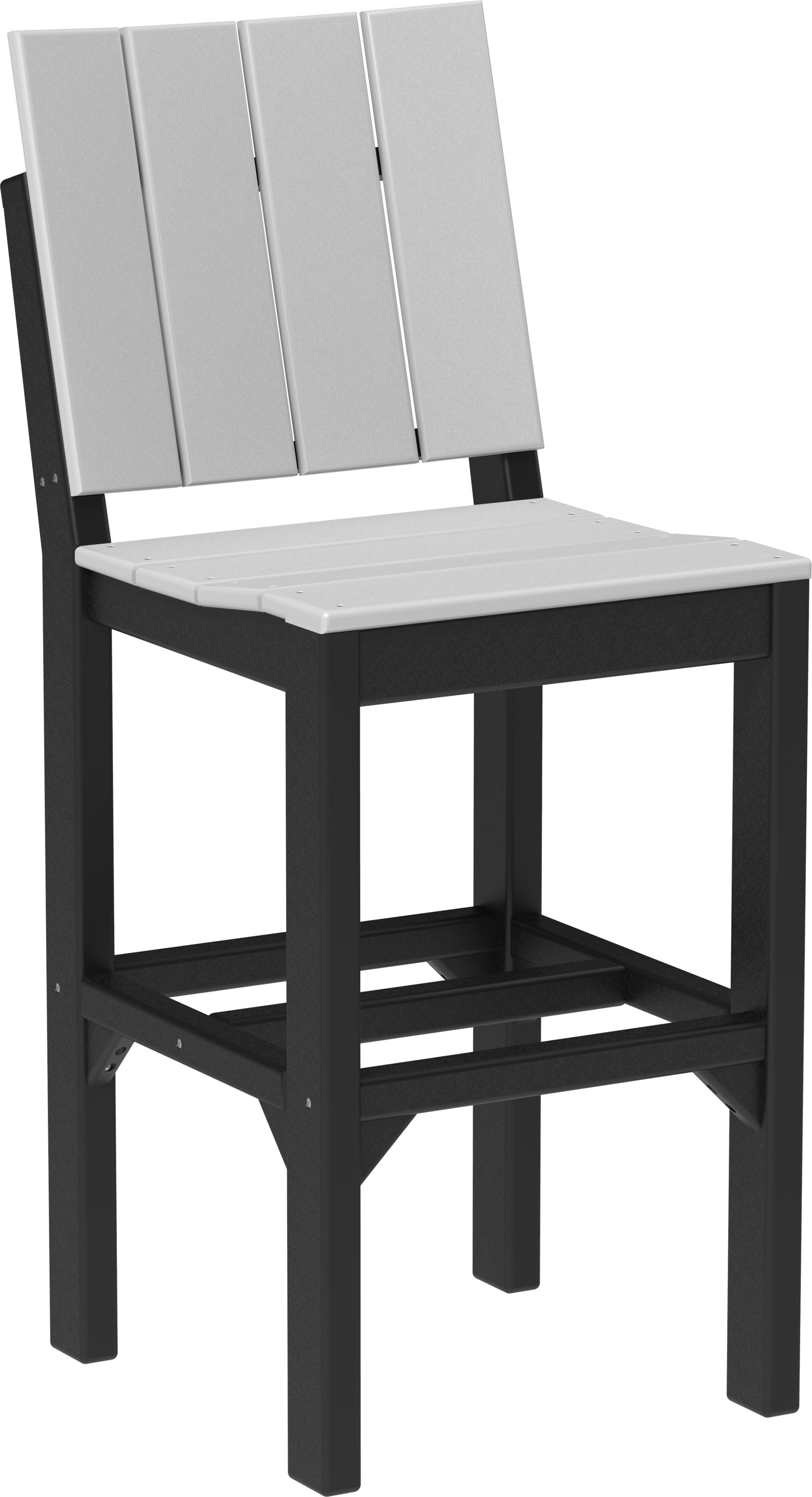 Urban Side Chair Dove Gray & Black / Bar Height