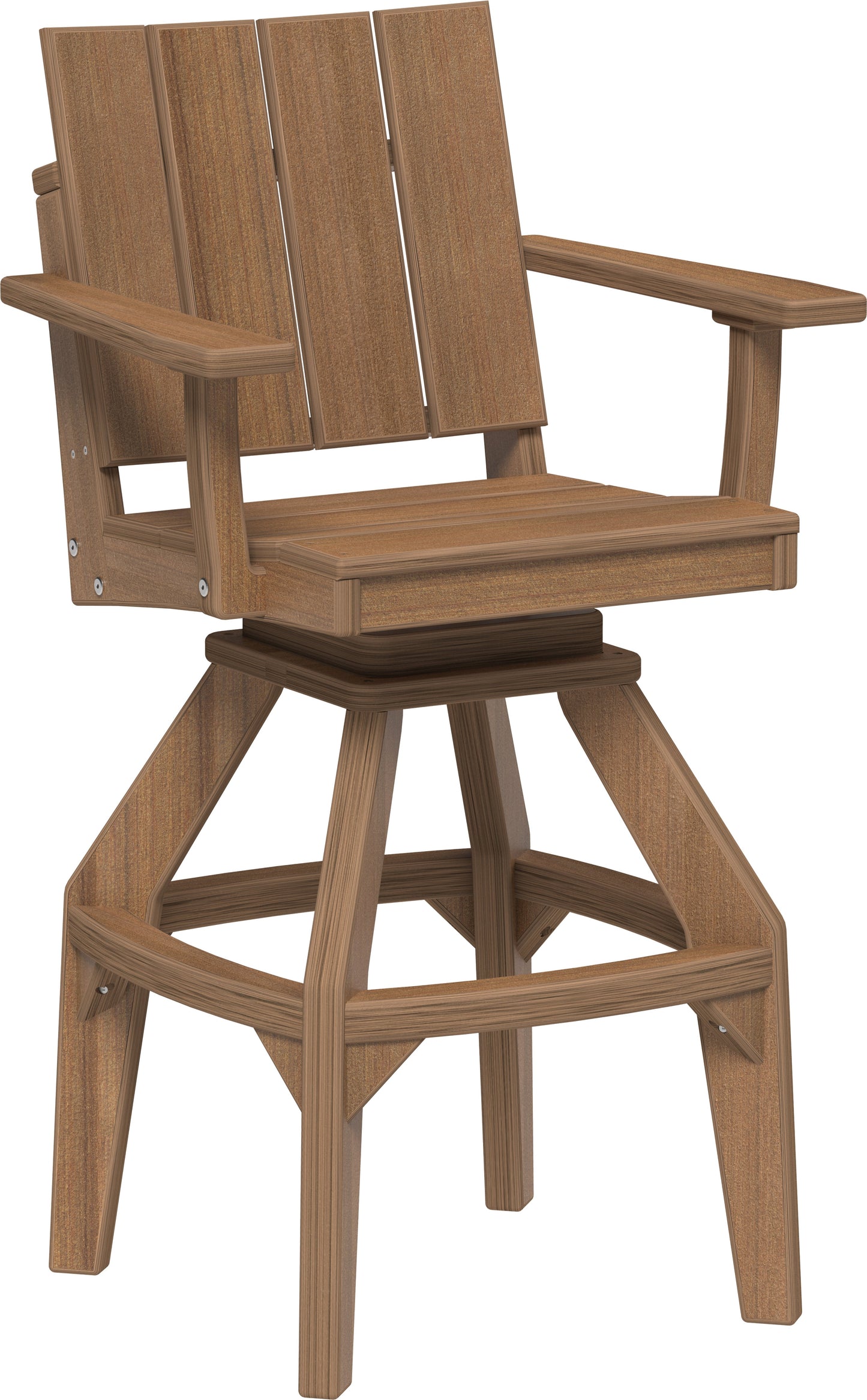 Urban Swivel Chair Antique Mahogany / Bar Height