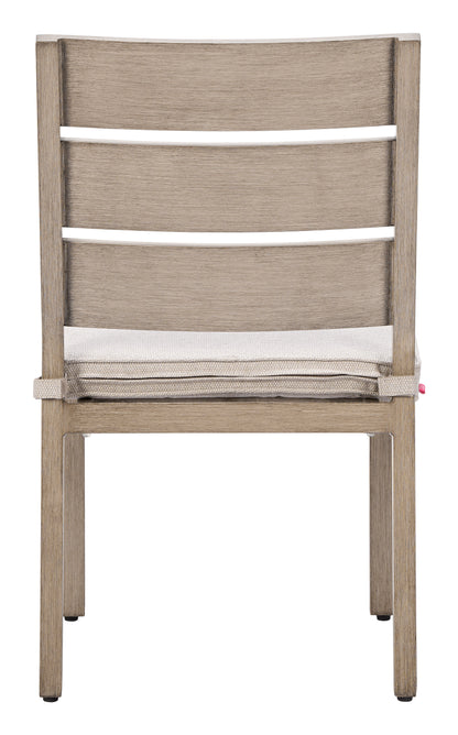 Reefline Armless Dining Chair (Set of 2) Gray
