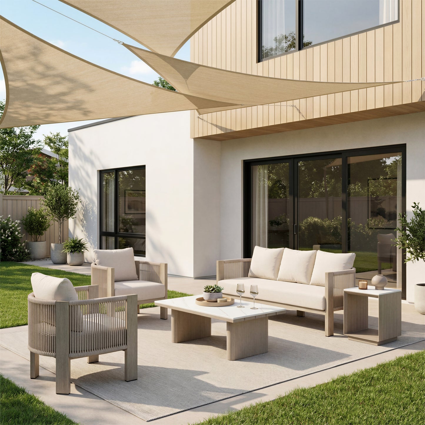 Sunlit Springs Accent Chair Gray