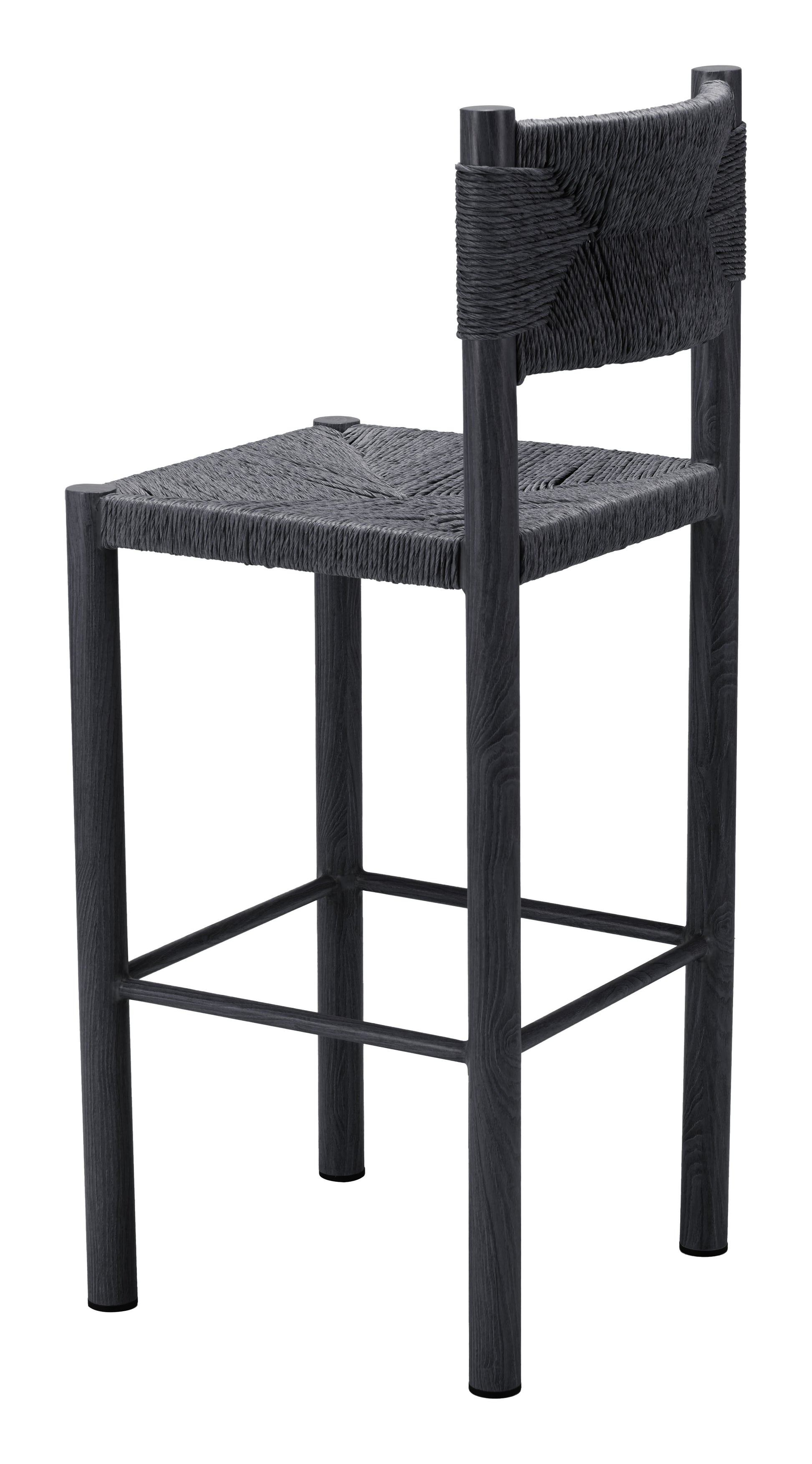 Iska Barstool (Set of 2) - Black