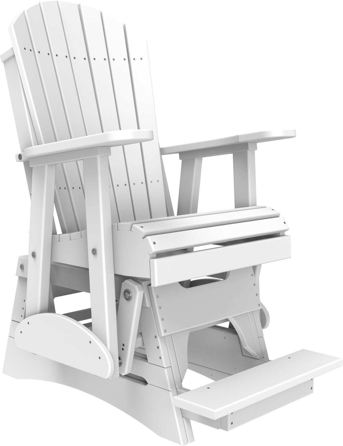 2' Adirondack Balcony Glider White