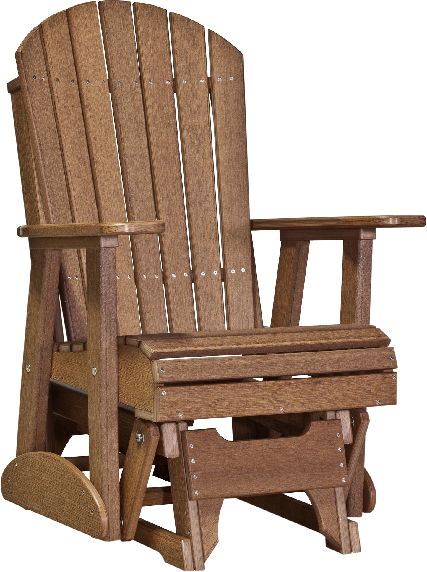 2' Adirondack Glider Antique Mahogany
