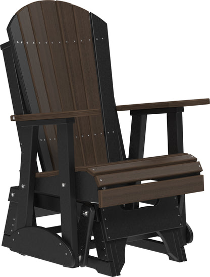 2' Adirondack Glider Brazilian Walnut & Black
