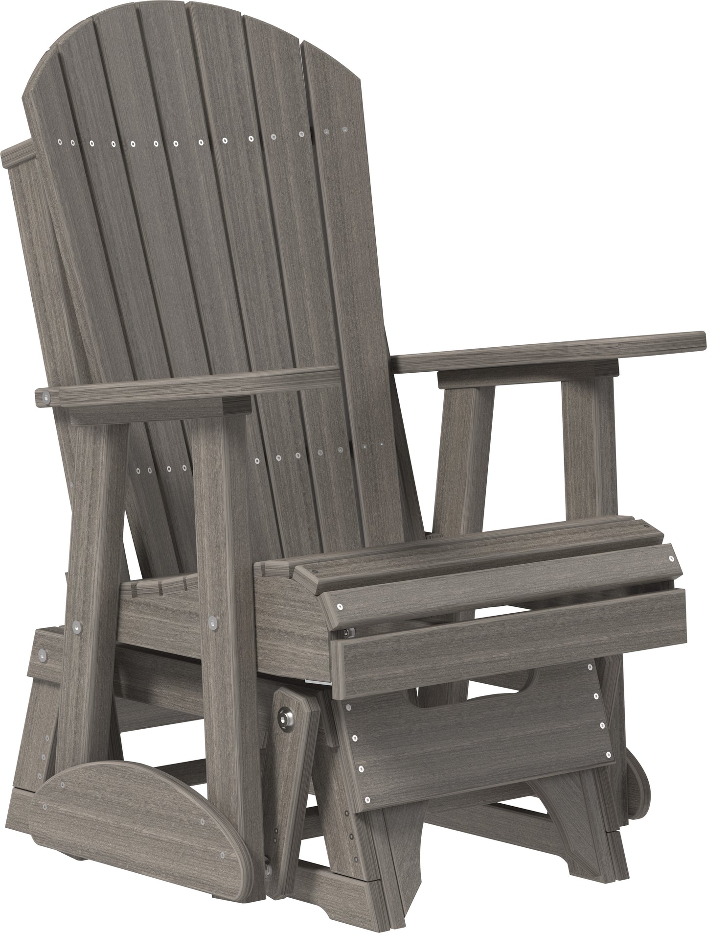 2' Adirondack Glider Coastal Gray