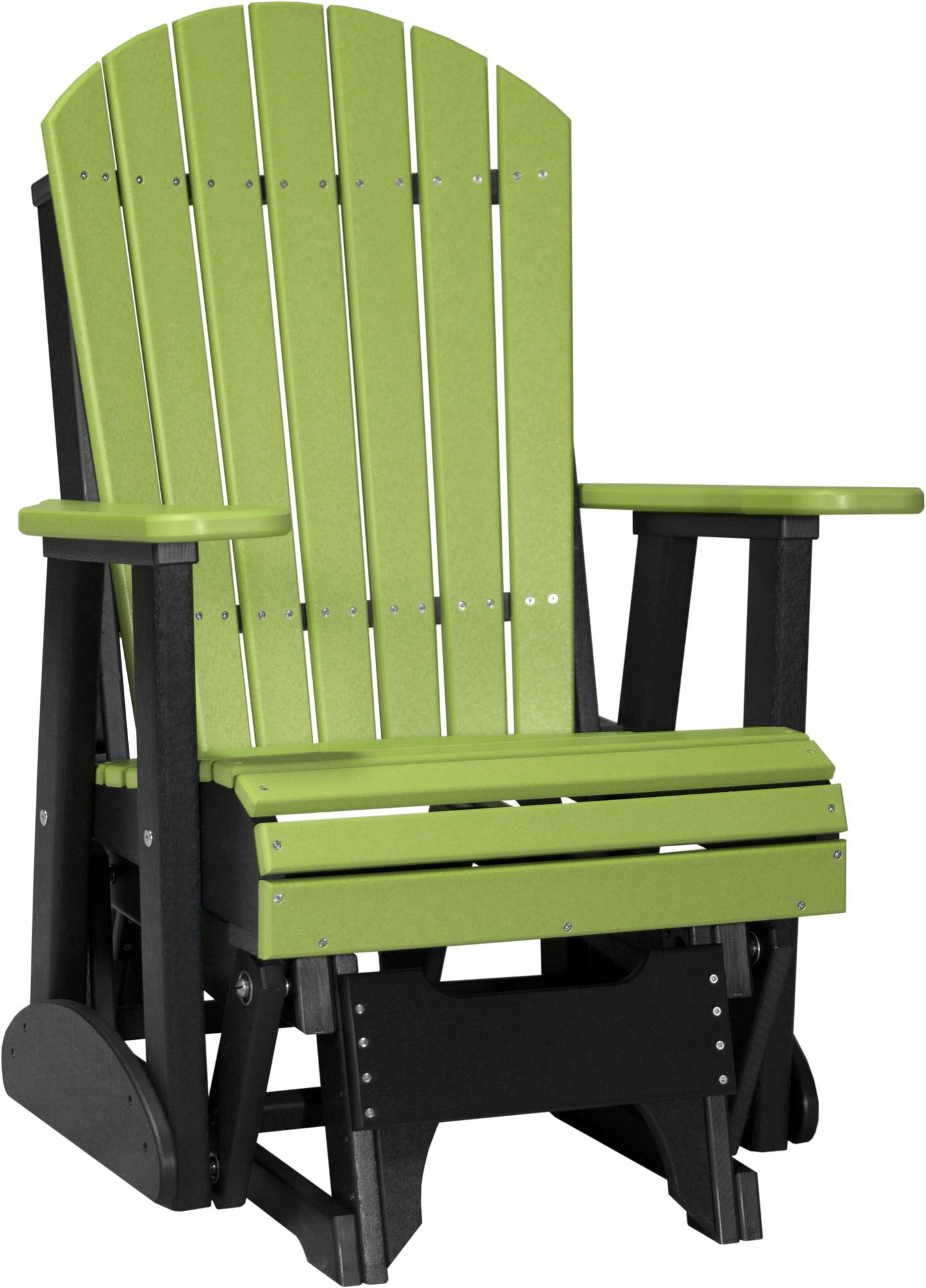 2' Adirondack Glider Lime Green & Black