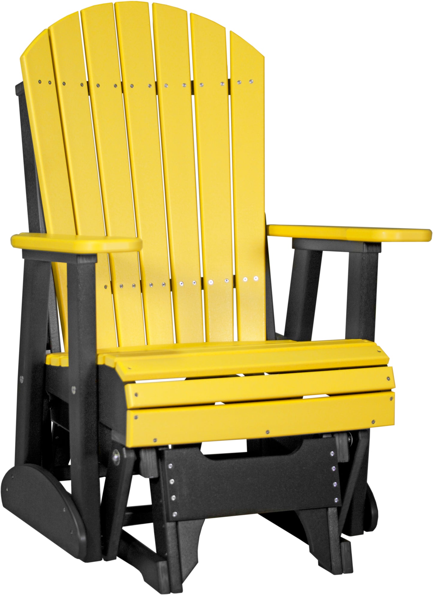 2' Adirondack Glider Yellow & Black