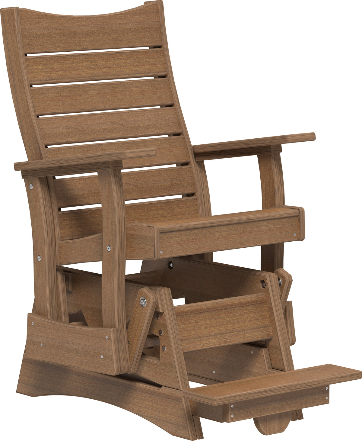 2' Contour Balcony Glider Antique Mahogany