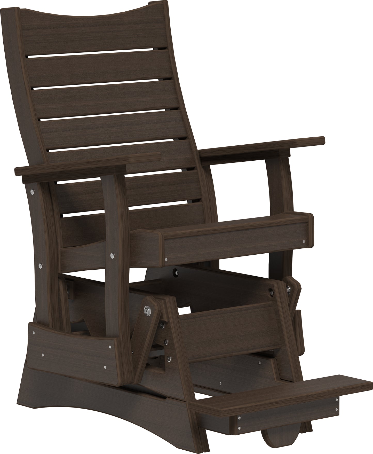 2' Contour Balcony Glider Brazilian Walnut