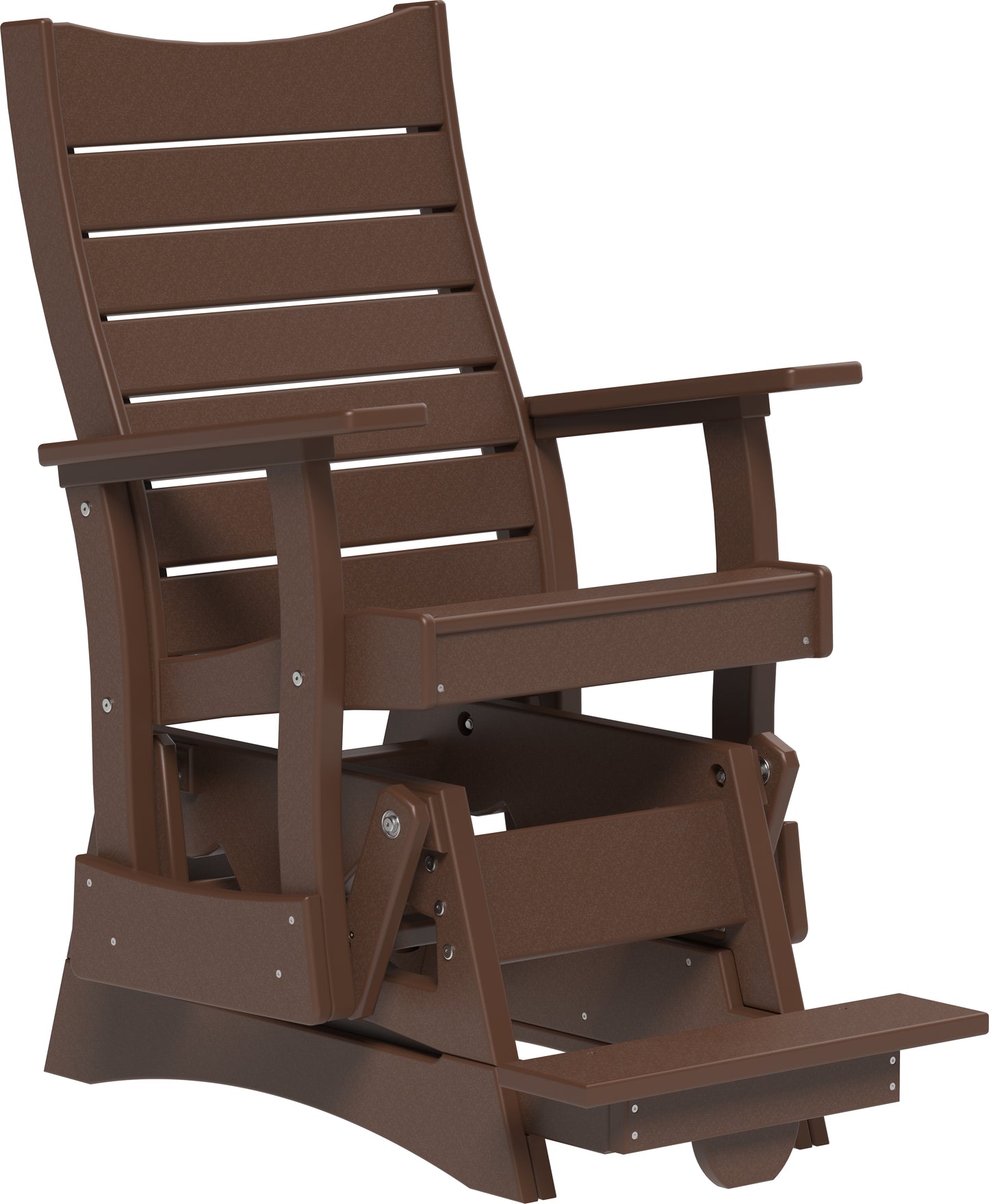 2' Contour Balcony Glider Chestnut Brown