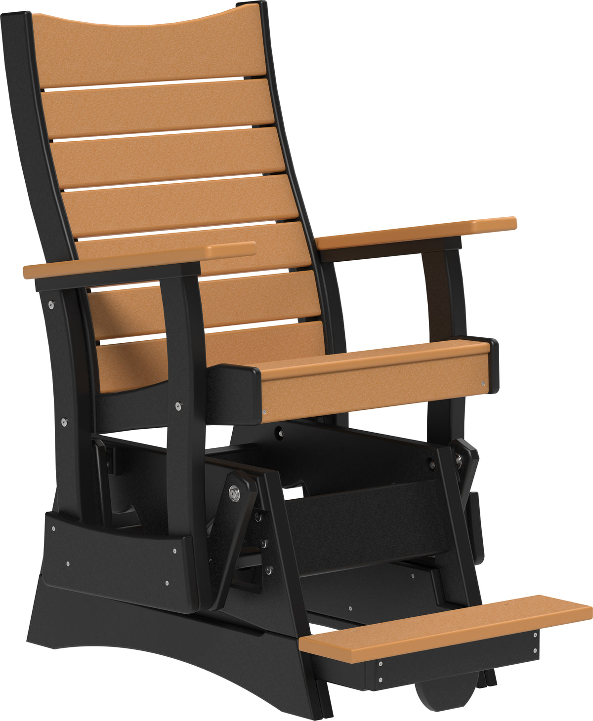 2' Contour Balcony Glider Cedar & Black