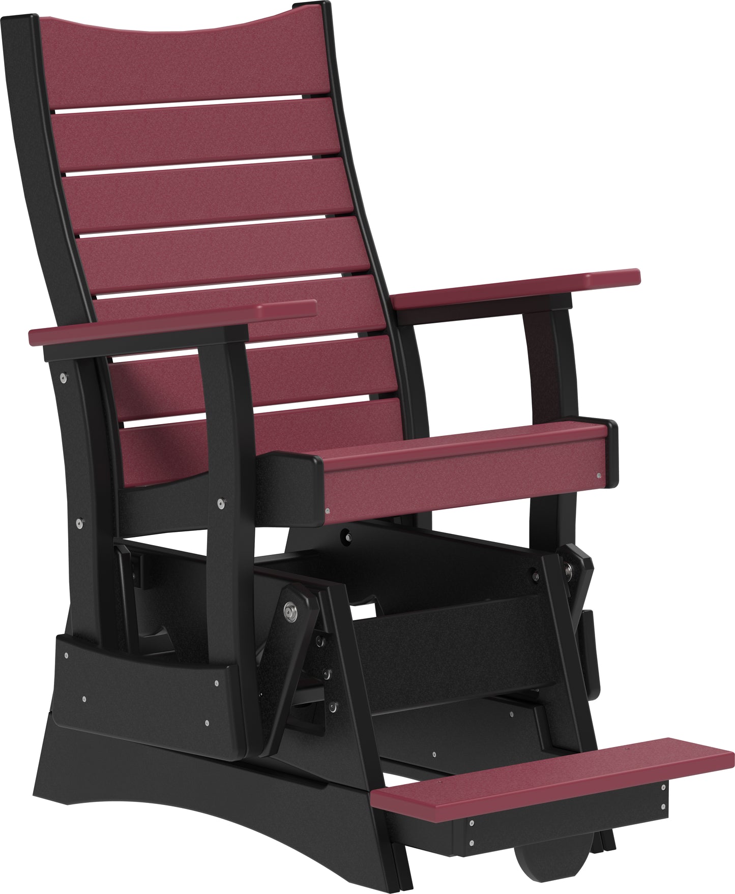2' Contour Balcony Glider Cherrywood & Black