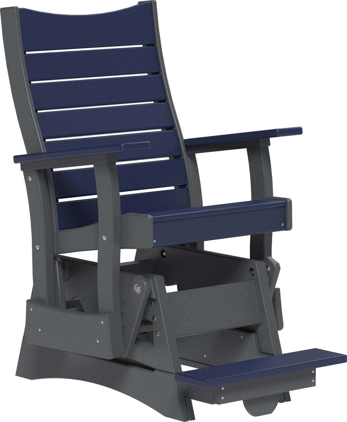 2' Contour Balcony Glider Patriot Blue & Slate