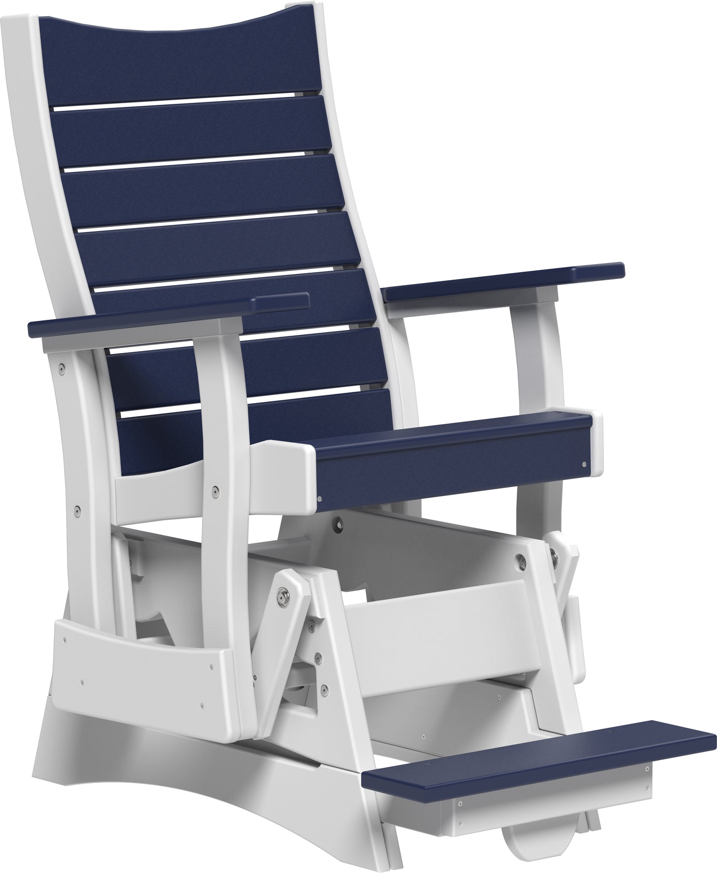 2' Contour Balcony Glider Patriot Blue & White