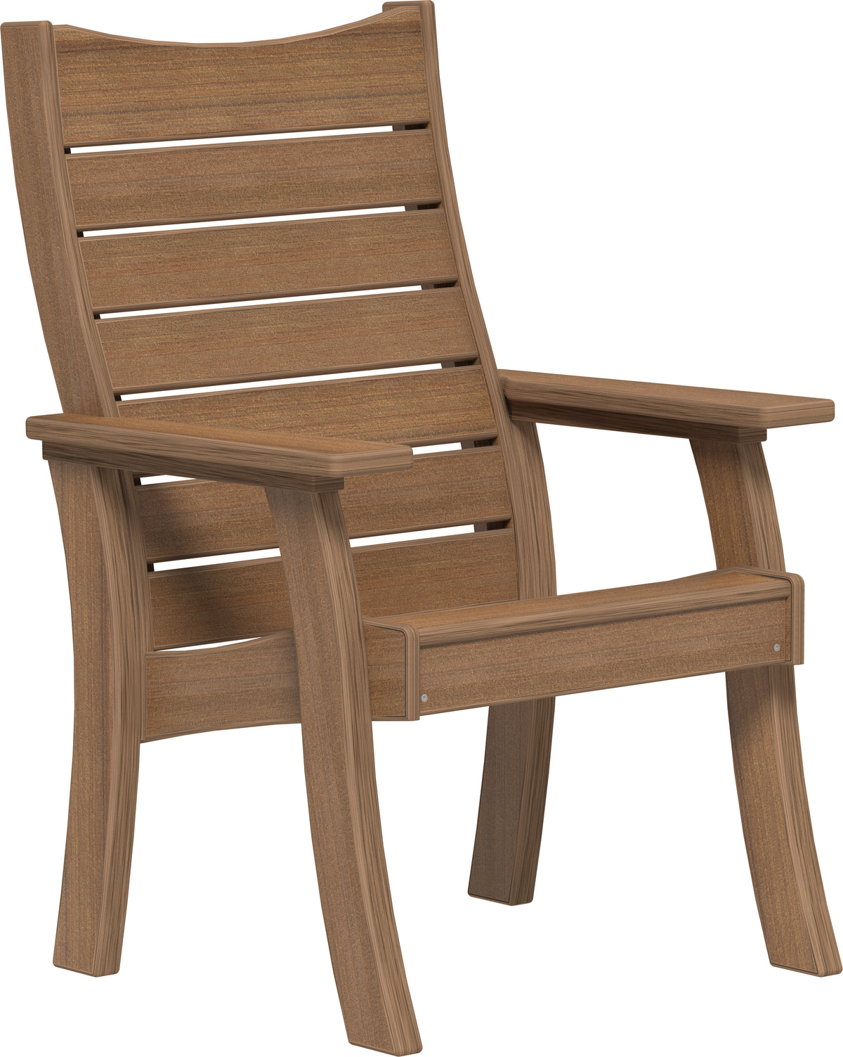 2' Contour Bench Antique Mahogany