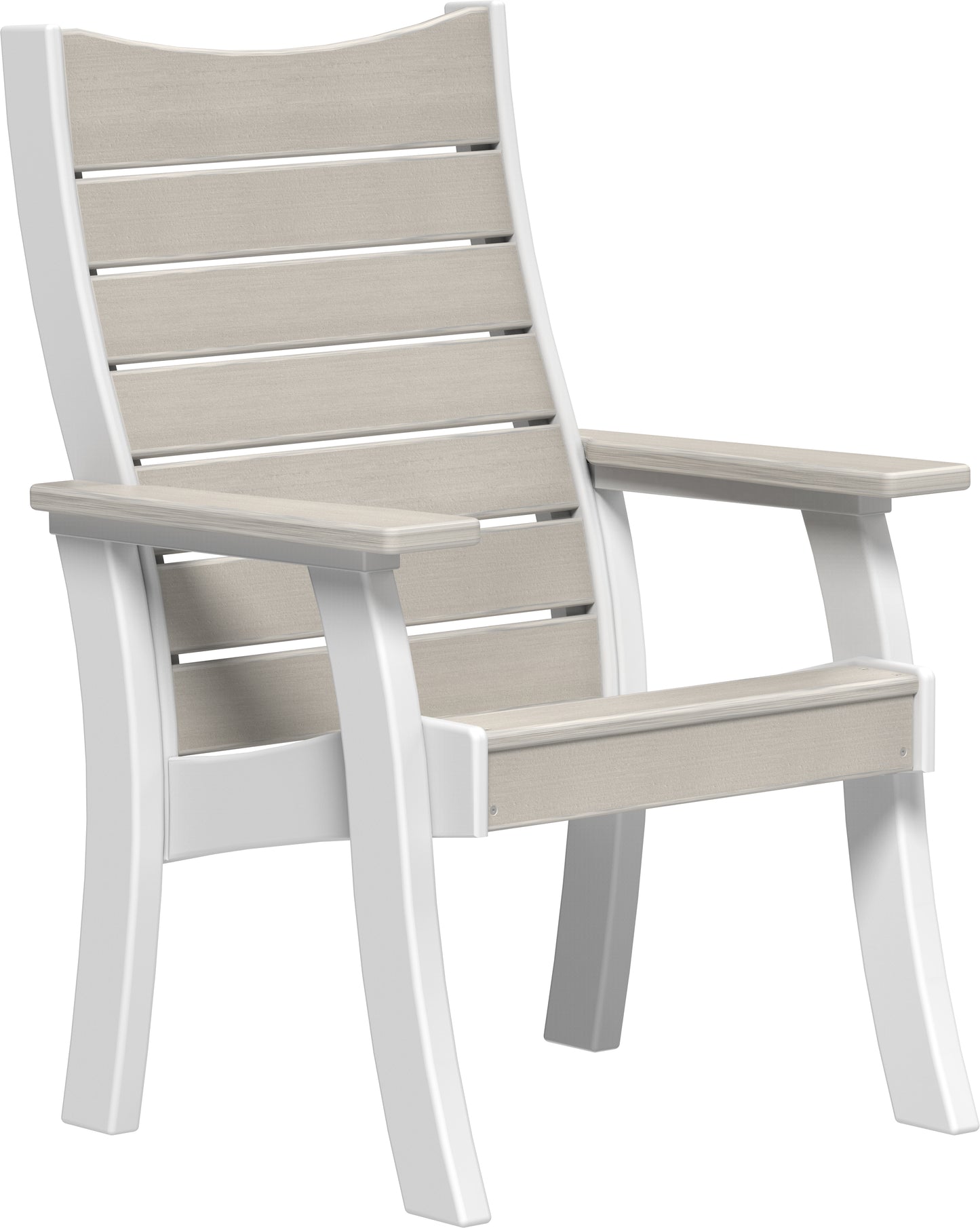 2' Contour Bench Birch & White