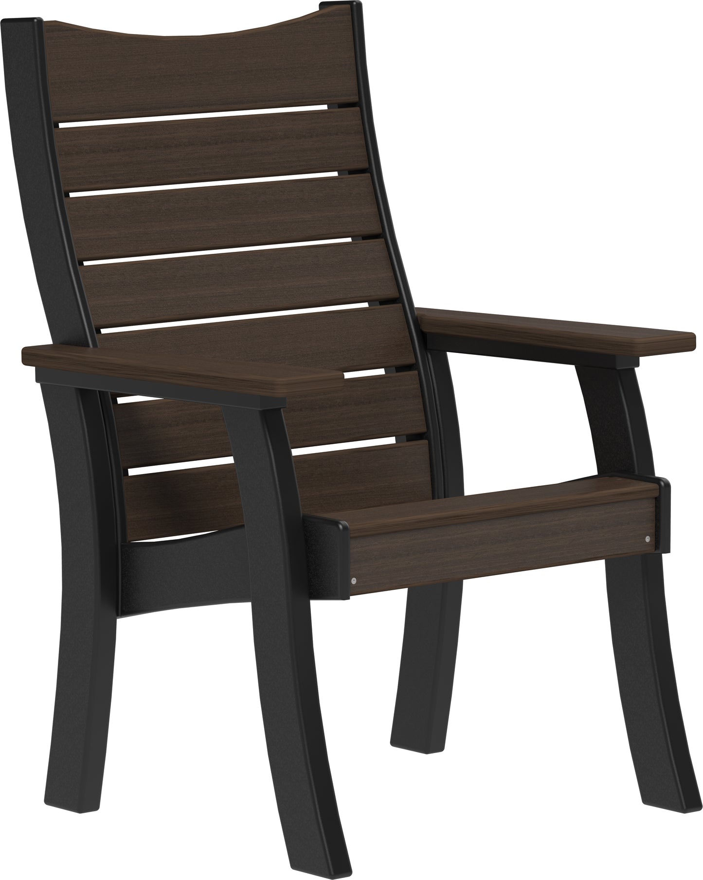 2' Contour Bench Brazilian Walnut & Black