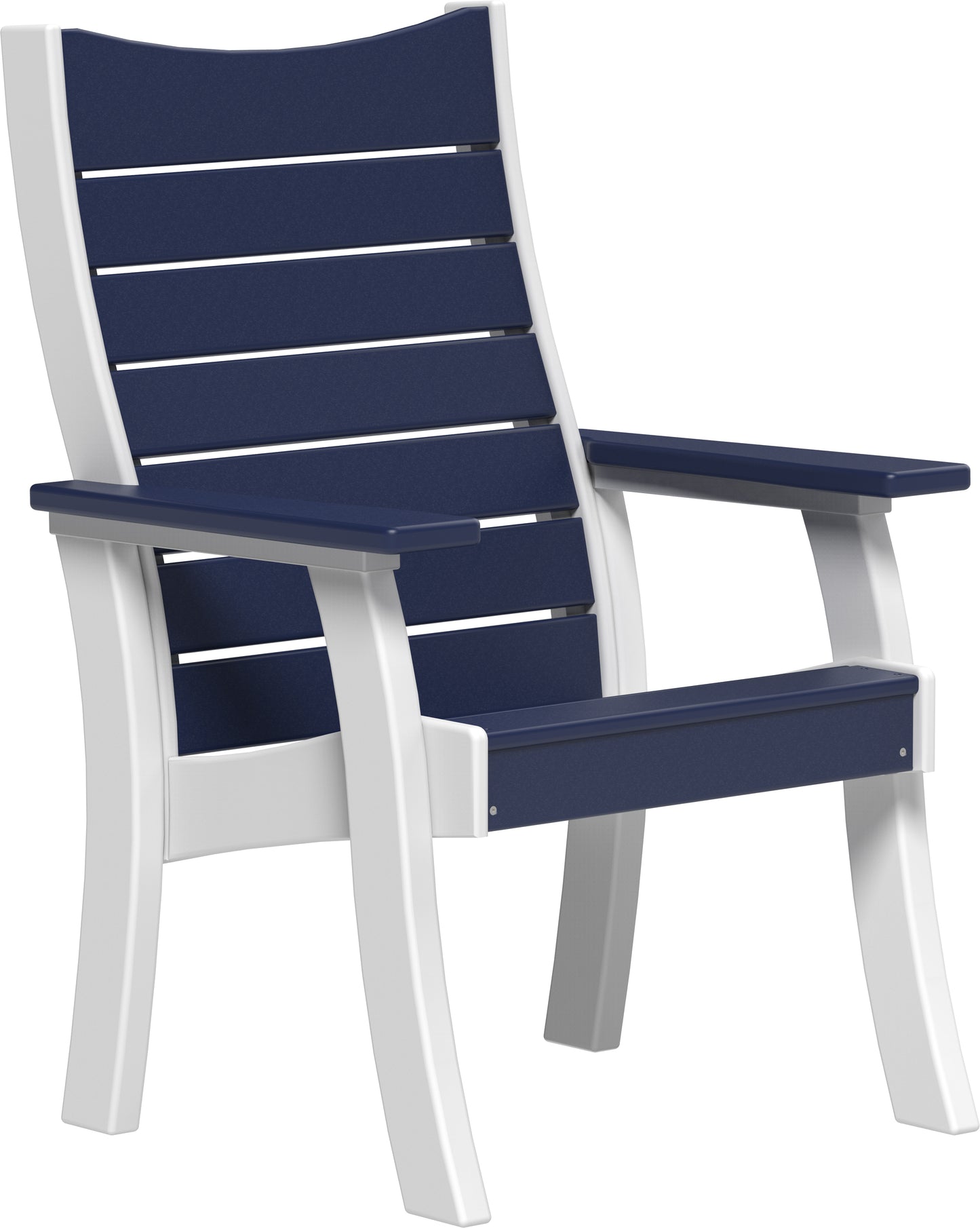 2' Contour Bench Patriot Blue & White