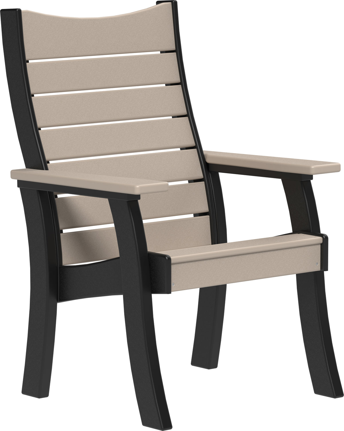2' Contour Bench Weatherwood & Black