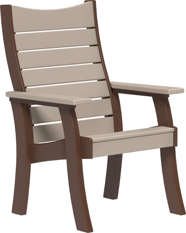 2' Contour Bench Weatherwood & Chestnut Brown