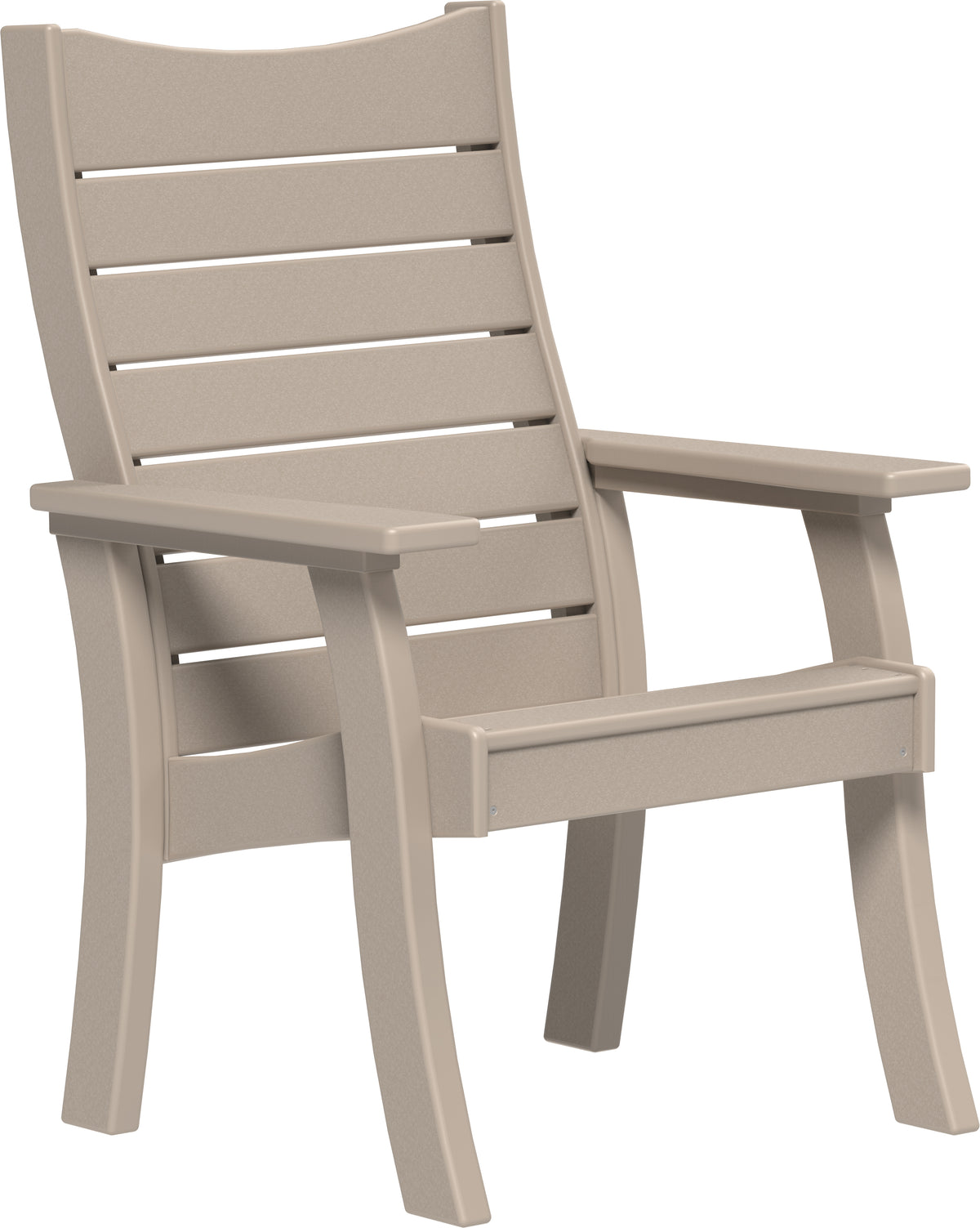 2' Contour Bench Weatherwood