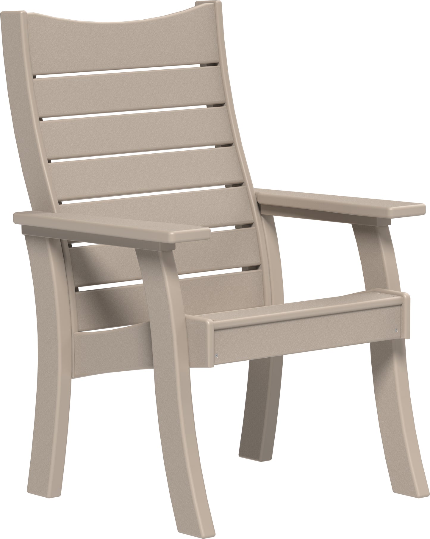 2' Contour Bench Weatherwood