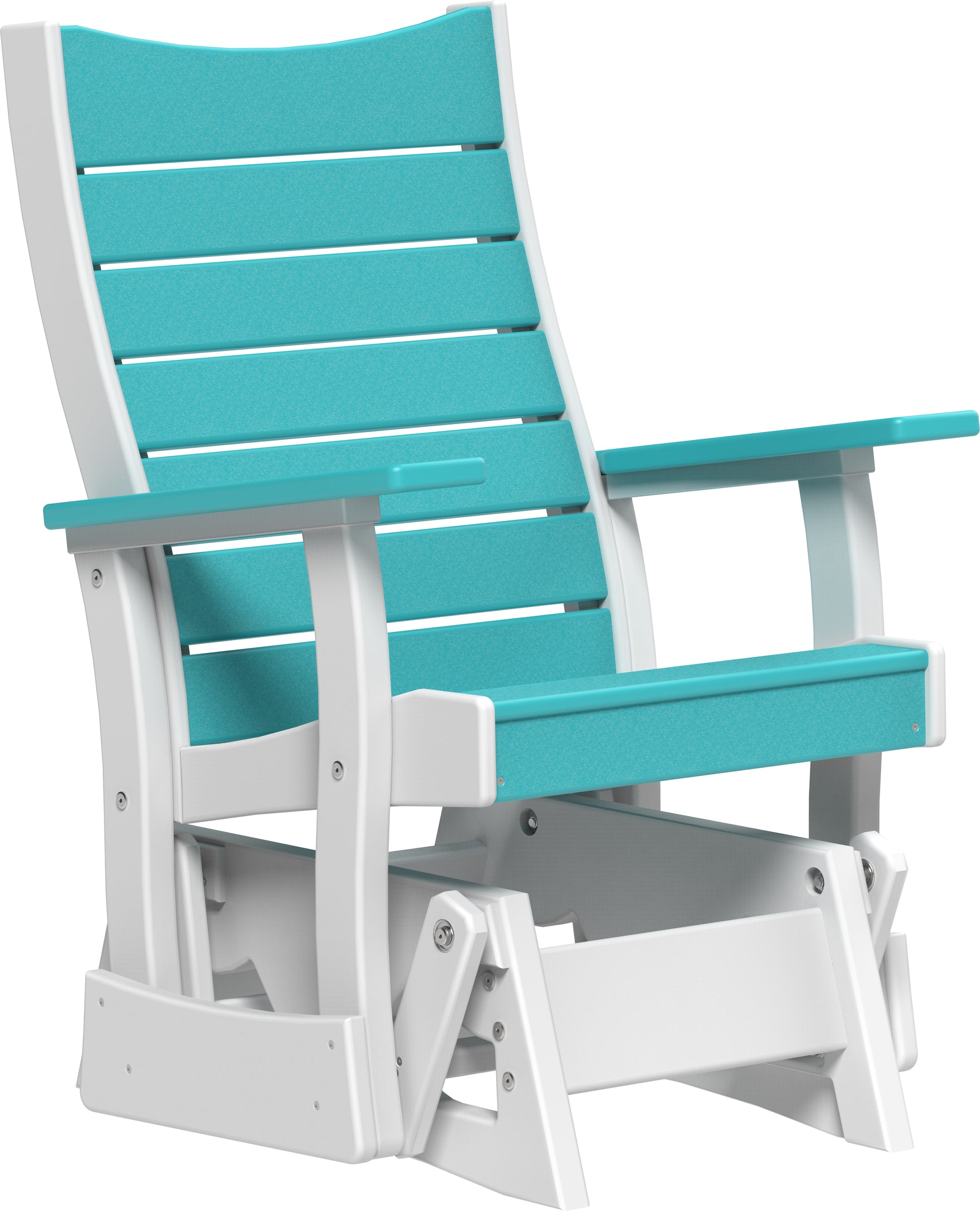 2' Contour Glider Aruba Blue & White