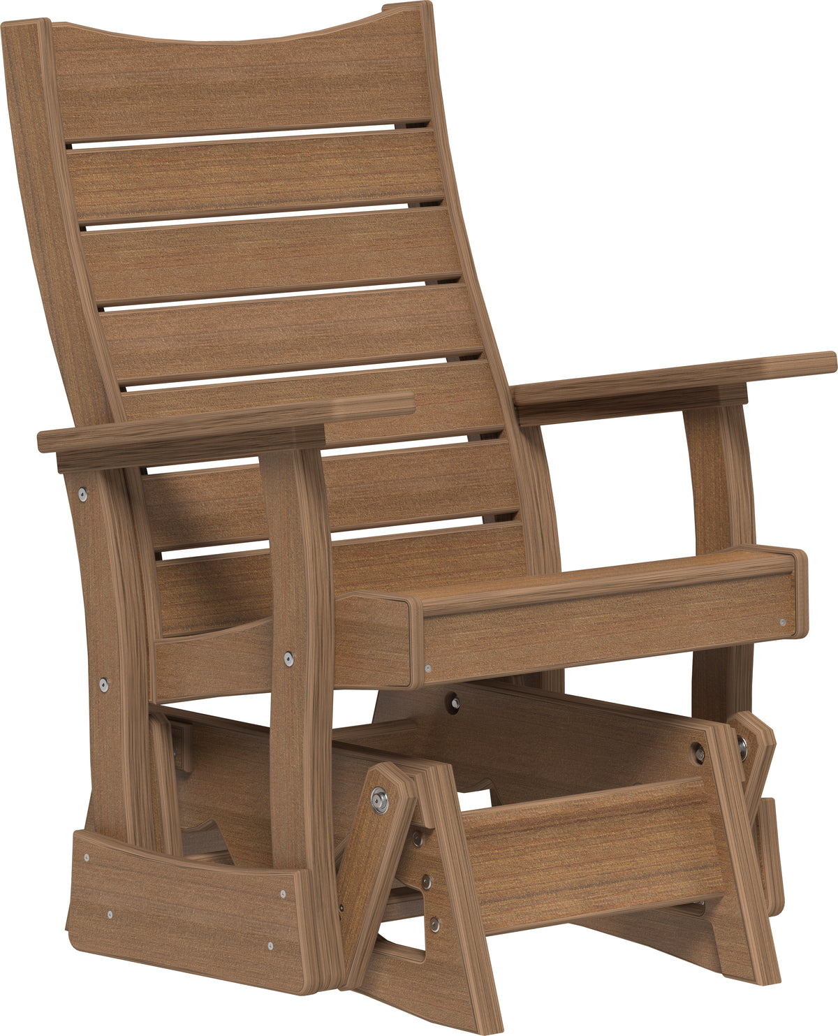 2' Contour Glider Antique Mahogany