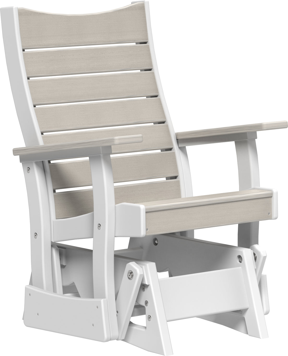2' Contour Glider Birch & White