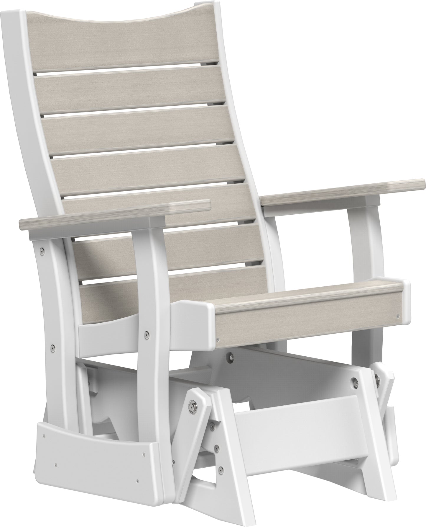 2' Contour Glider Birch & White