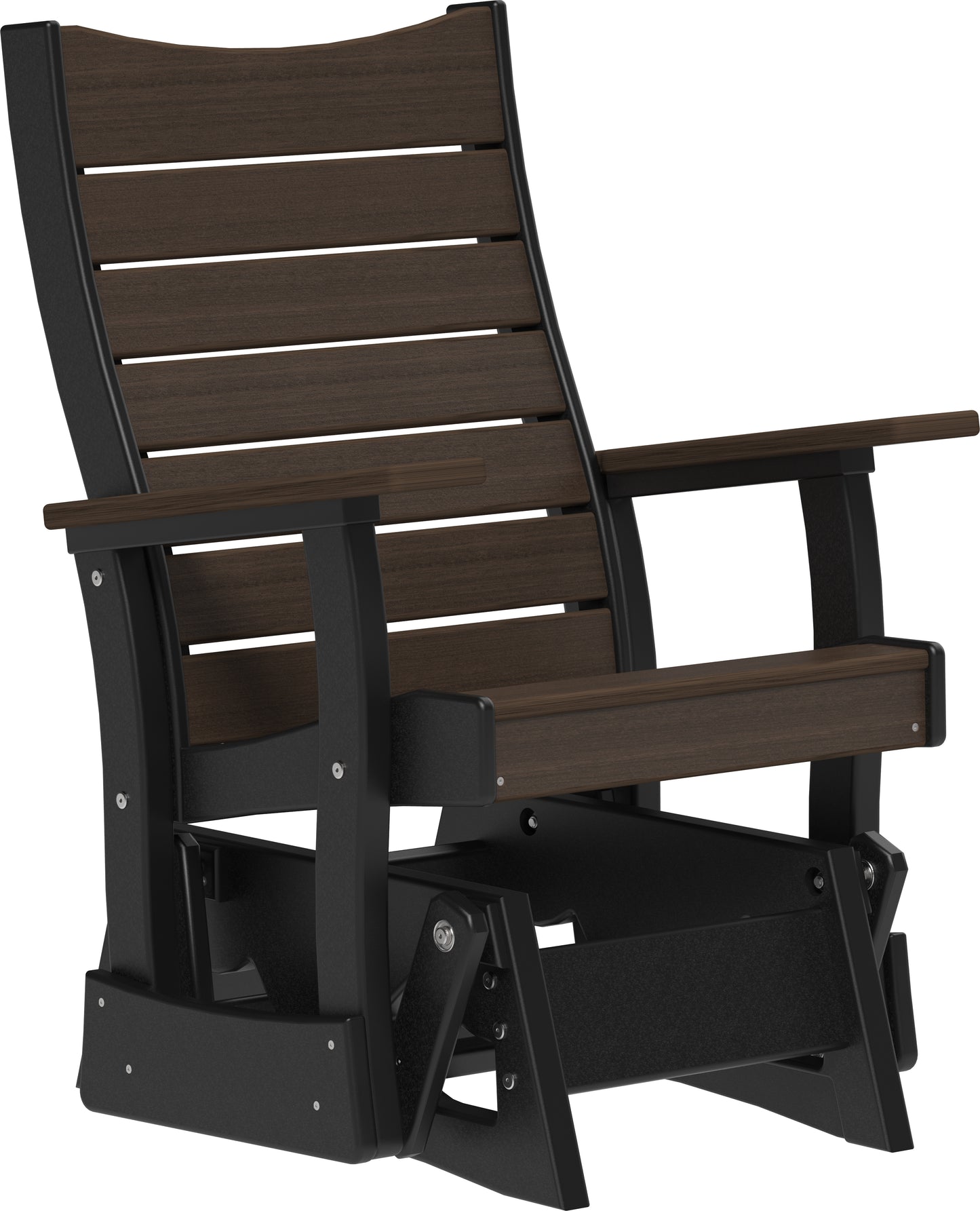 2' Contour Glider Brazilian Walnut & Black