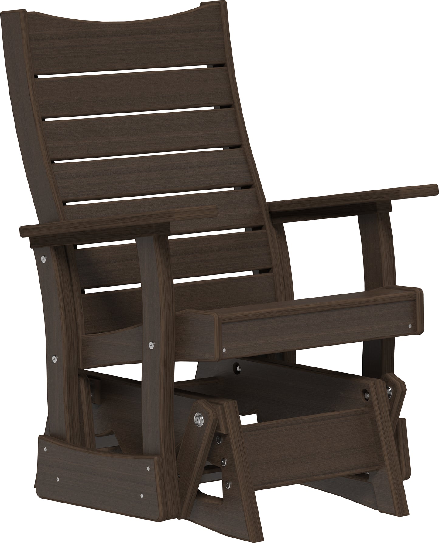 2' Contour Glider Brazilian Walnut