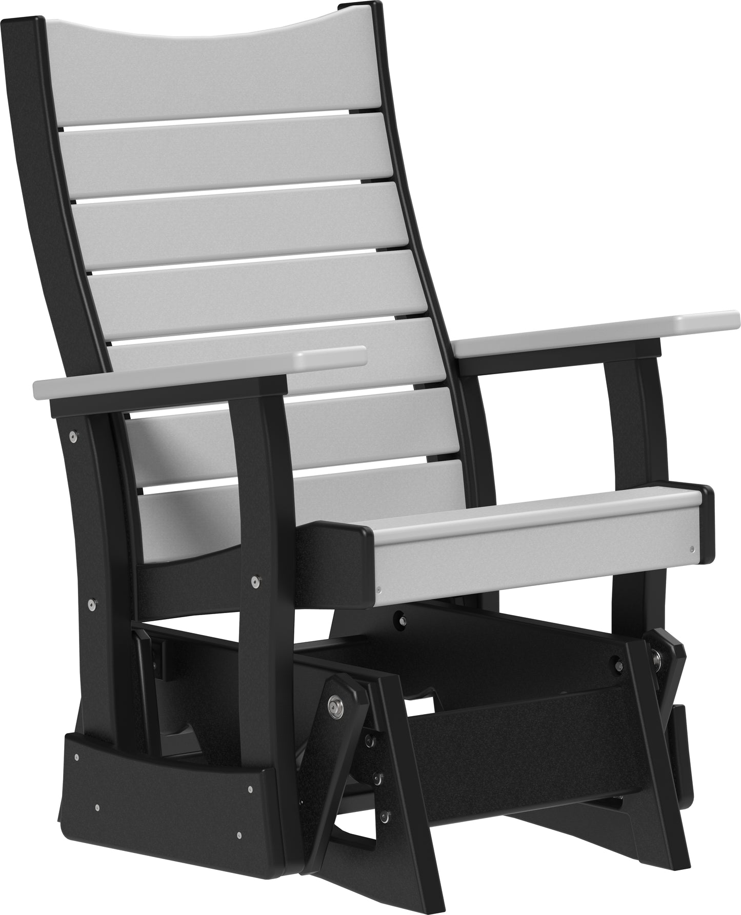 2' Contour Glider Dove Gray & Black