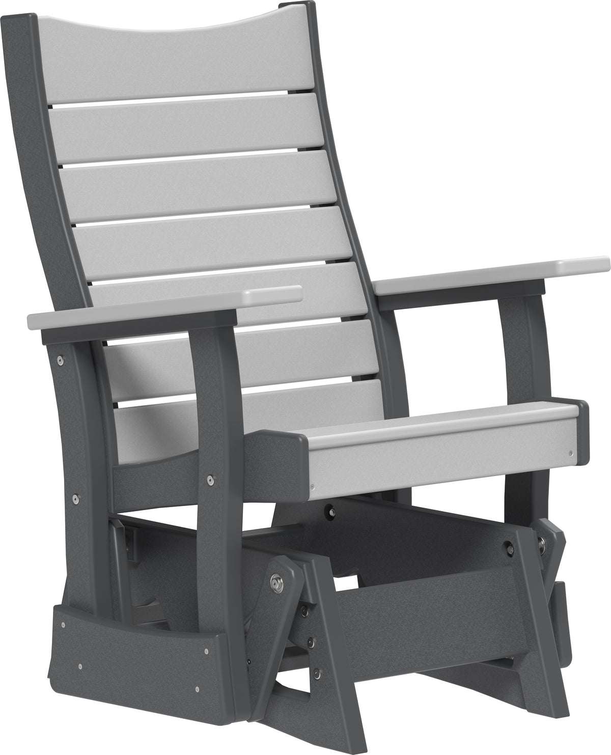 2' Contour Glider Dove Gray & Slate