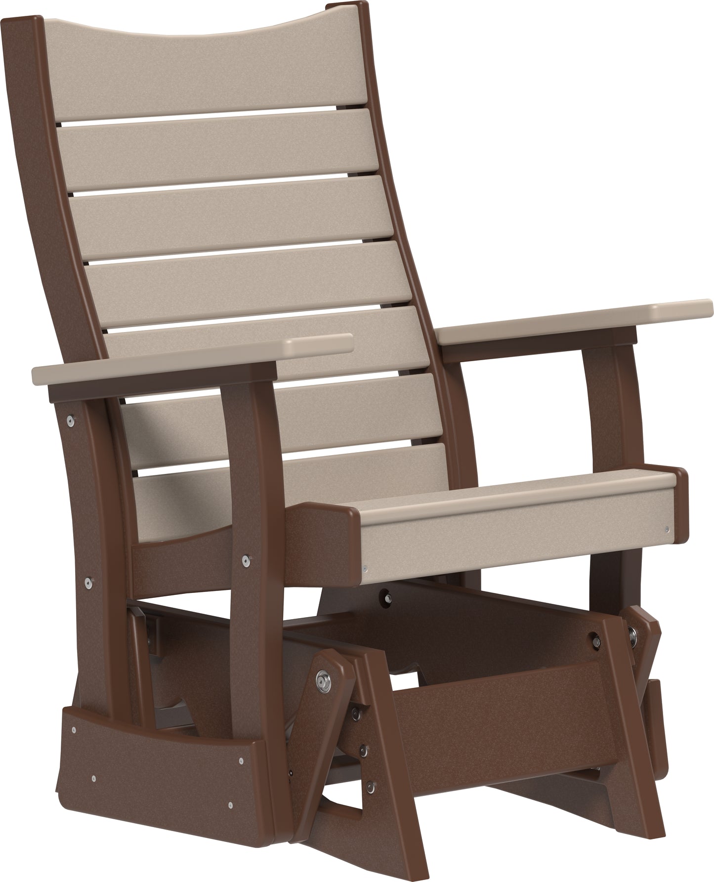 2' Contour Glider Weatherwood & Chestnut Brown