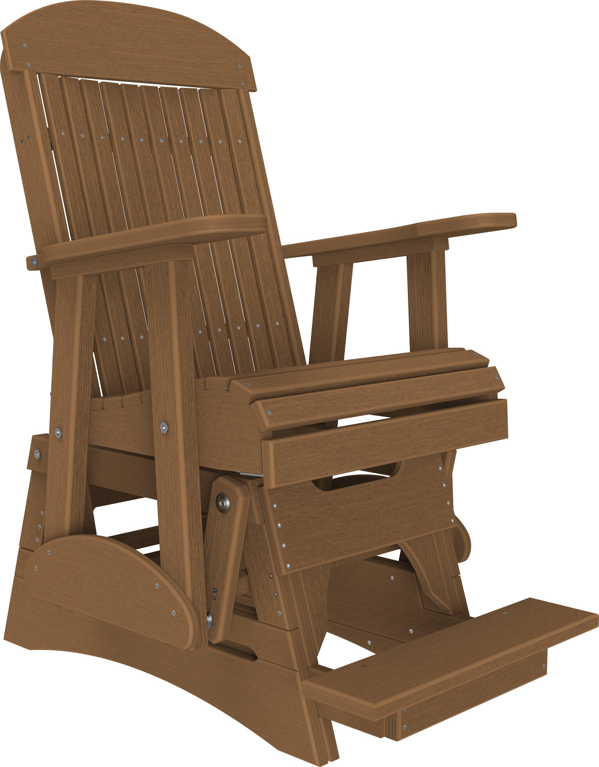 2' Classic Balcony Glider Antique Mahogany