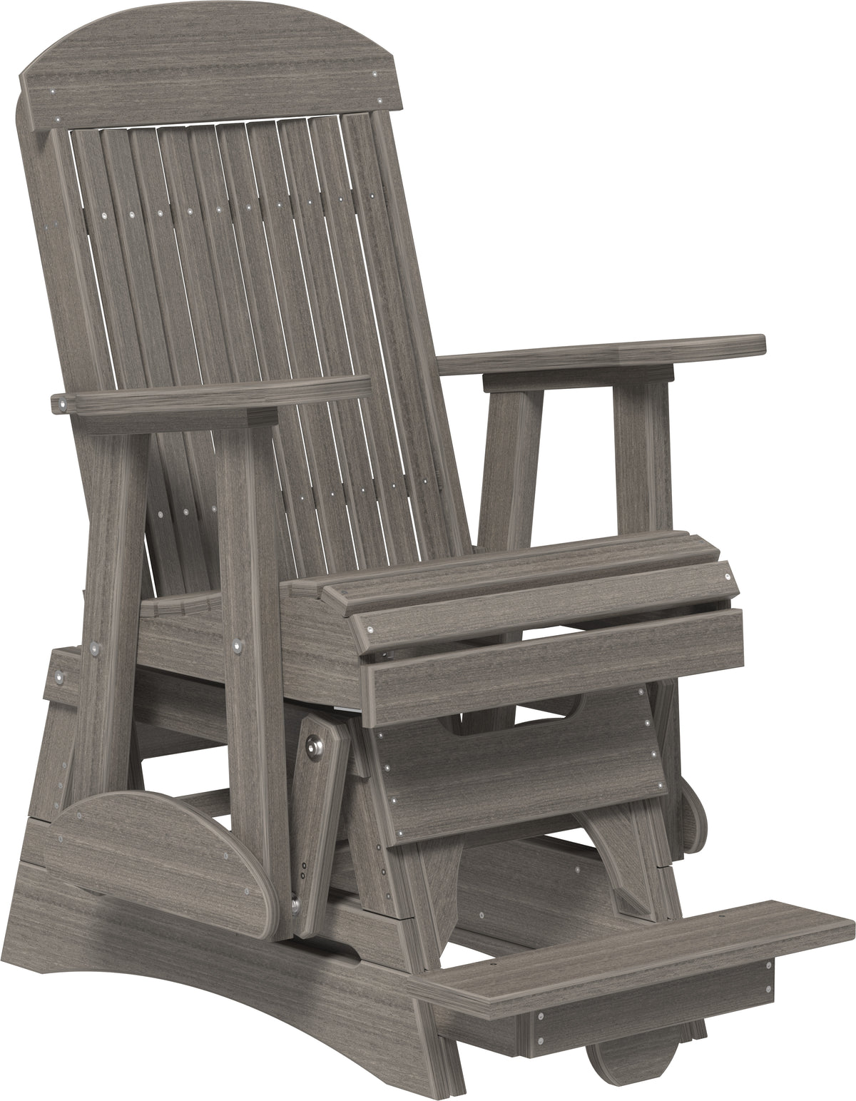 2' Classic Balcony Glider Coastal Gray