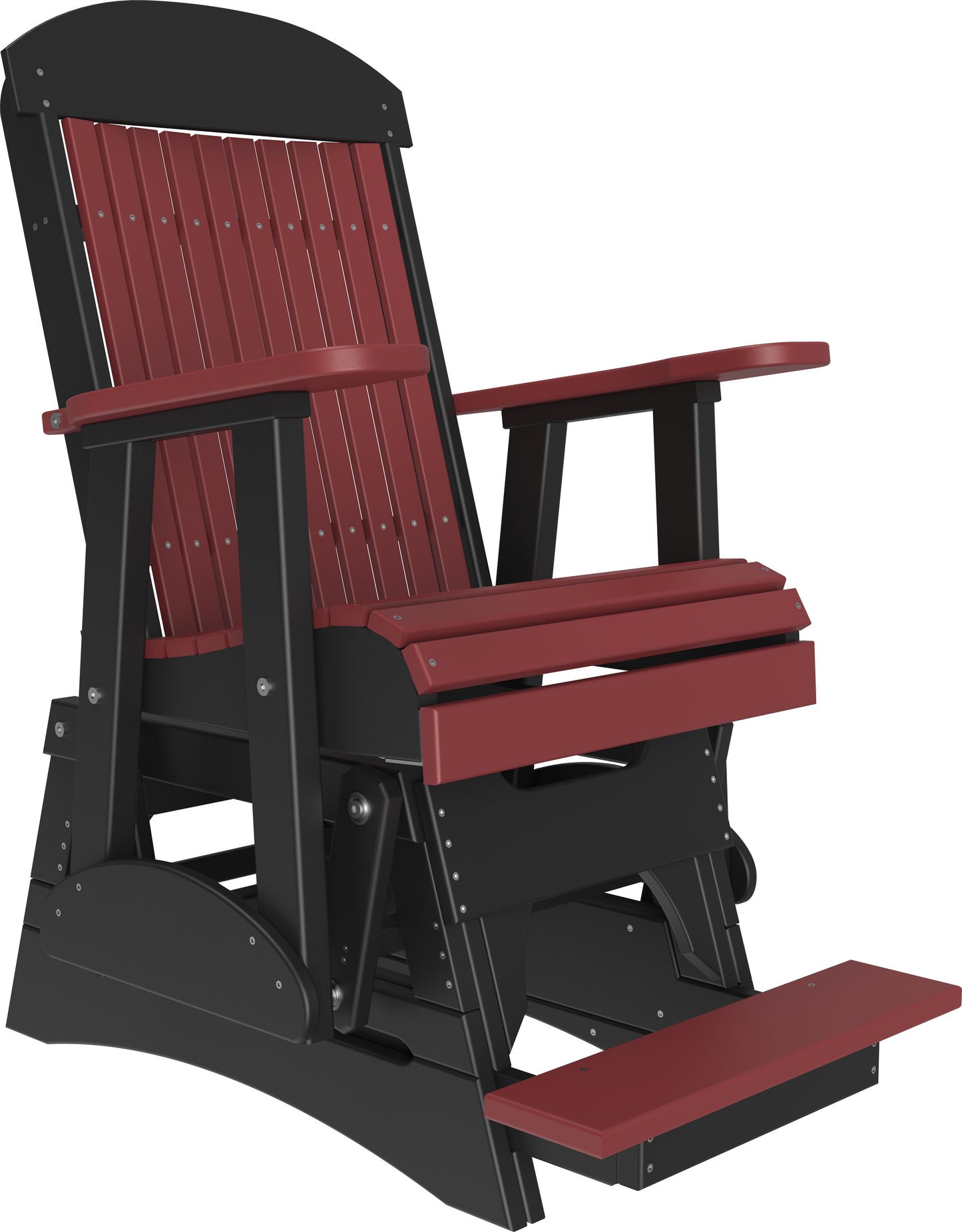 2' Classic Balcony Glider Cherrywood & Black