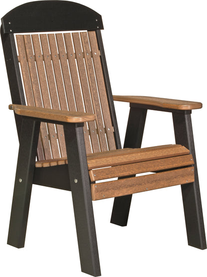 2' Classic Bench Antique Mahogany & Black