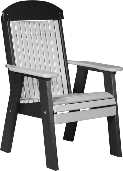 2' Classic Bench Dove Gray & Black