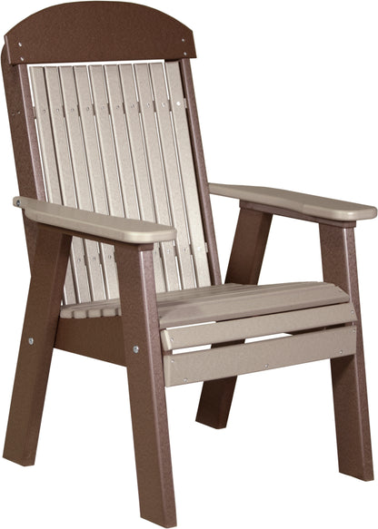 2' Classic Bench Weatherwood & Chestnut Brown