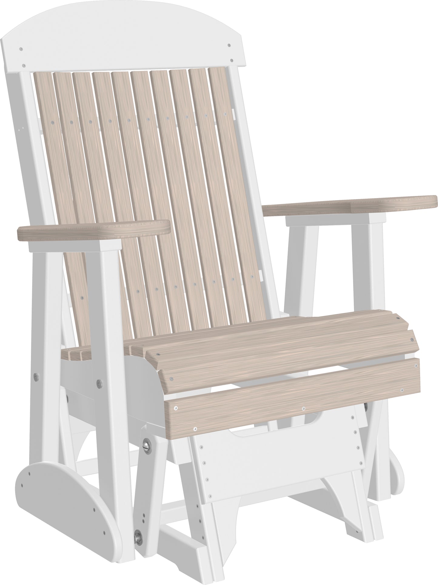2' Classic Glider Birch & White