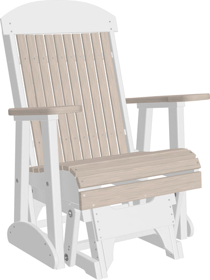 2' Classic Glider Birch & White