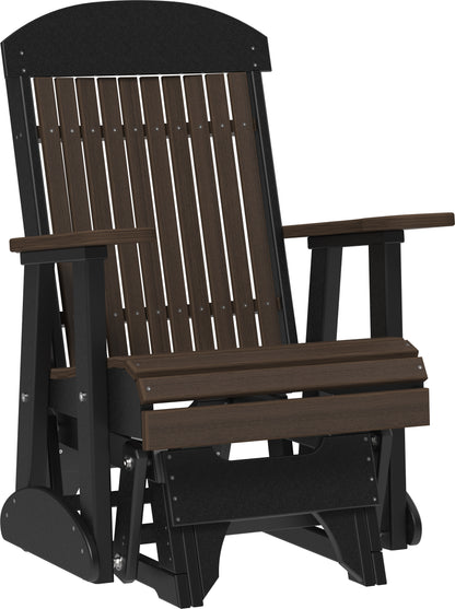 2' Classic Glider Brazilian Walnut & Black