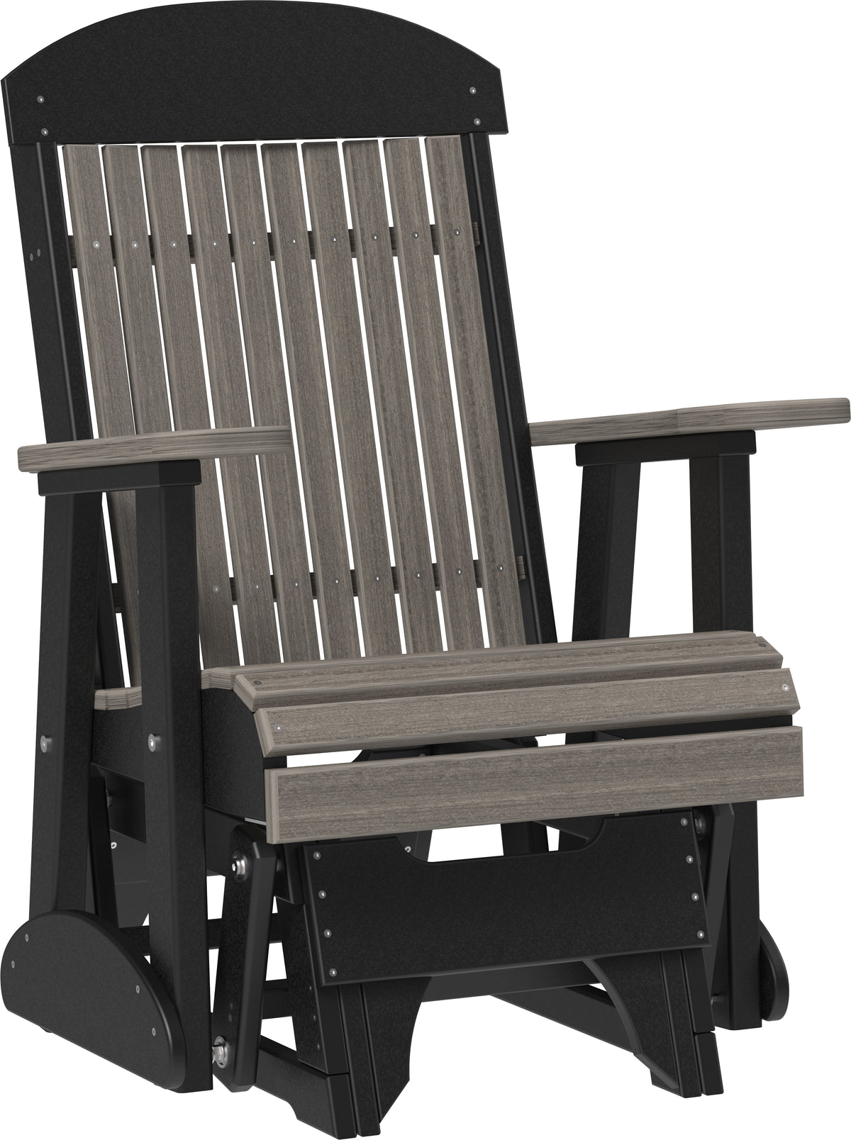 2' Classic Glider Coastal Gray & Black