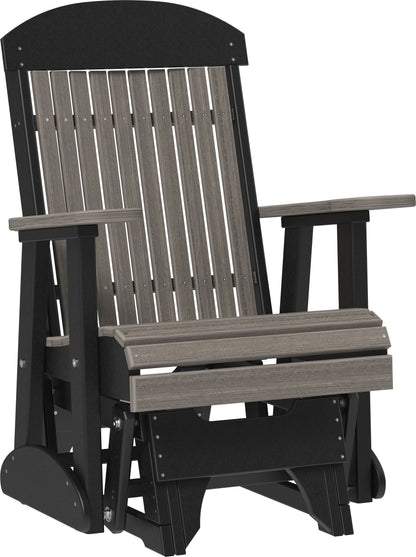 2' Classic Glider Coastal Gray & Black